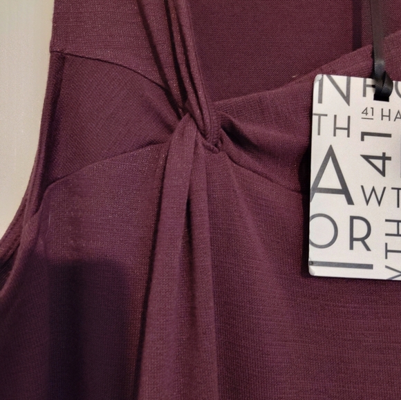 41 Hawthorne Purple Asymmetrical Tank Top NWT - Picture 3 of 6
